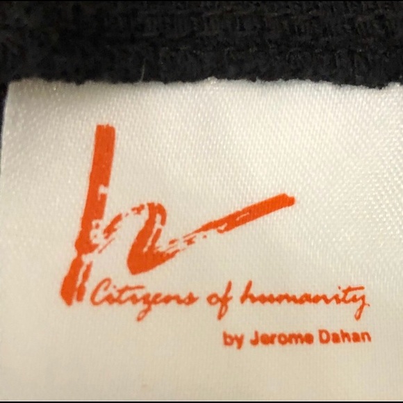 Citizens of Humanity black high waist mini skirt M - Picture 4 of 4